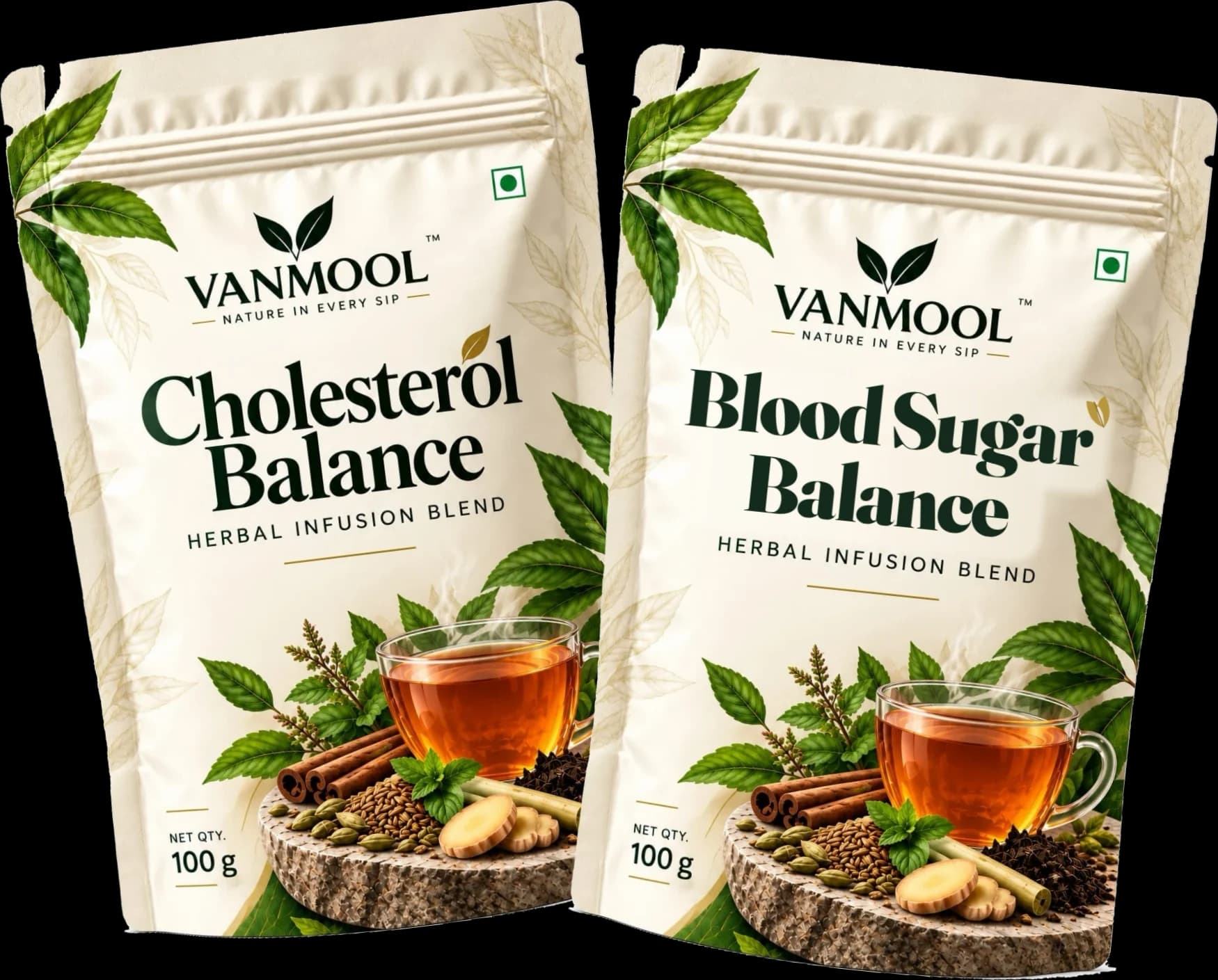 Vanmool The Pair Both blends, one order, 2 × 100 g pouch